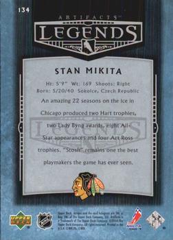 2005-06 Upper Deck Artifacts #134 Stan Mikita Back
