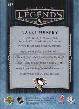2005-06 Upper Deck Artifacts #137 Larry Murphy Back