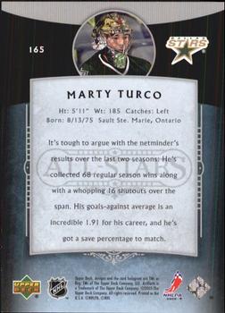 2005-06 Upper Deck Artifacts #165 Marty Turco Back