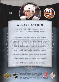 2005-06 Upper Deck Artifacts #180 Alexei Yashin Back
