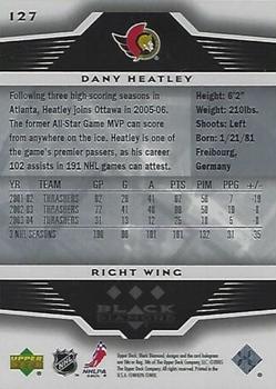 2005-06 Upper Deck Black Diamond #127 Dany Heatley Back