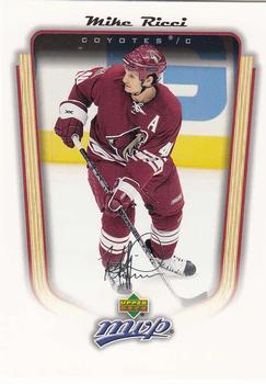 2005-06 Upper Deck MVP #295 Mike Ricci Front