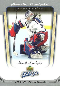 2005-06 Upper Deck MVP #418 Henrik Lundqvist Front