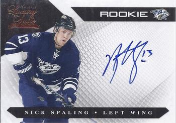2010-11 Panini Luxury Suite #165 Nick Spaling Front