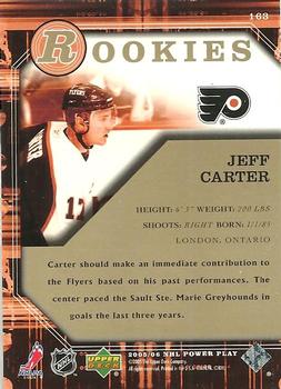 2005-06 Upper Deck Power Play #163 Jeff Carter Back