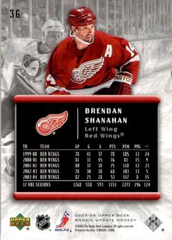 2005-06 Upper Deck Rookie Update #36 Brendan Shanahan Back
