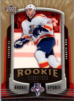 2005-06 Upper Deck Rookie Update #136 Rob Globke Front