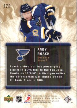 2005-06 Upper Deck Rookie Update #172 Andy Roach Back