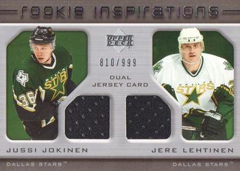2005-06 Upper Deck Rookie Update #207 Jussi Jokinen / Jere Lehtinen Front