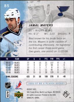 2006-07 Be A Player #85 Jamal Mayers Back