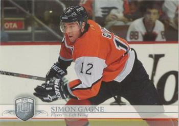 2006-07 Be A Player Portraits #78 Simon Gagne Front