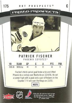 2006-07 Fleer Hot Prospects #175 Patrick Fischer Back