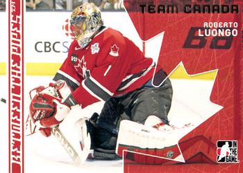 2006-07 In The Game Between The Pipes #119 Roberto Luongo Front