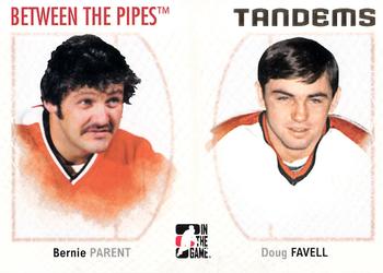 2006-07 In The Game Between The Pipes #136 Bernie Parent / Doug Favell Front