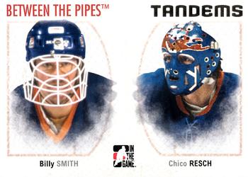 2006-07 In The Game Between The Pipes #137 Billy Smith / Chico Resch Front