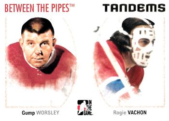 2006-07 In The Game Between The Pipes #138 Gump Worsley / Rogie Vachon Front