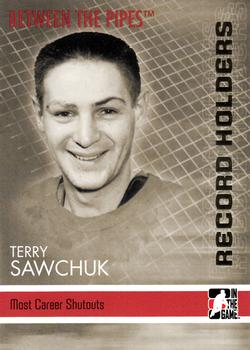 2006-07 In The Game Between The Pipes #144 Terry Sawchuk Front