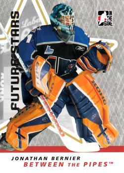 2006-07 In The Game Between The Pipes #24 Jonathan Bernier Front