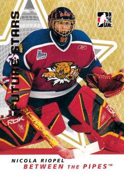 2006-07 In The Game Between The Pipes #41 Nicola Riopel Front