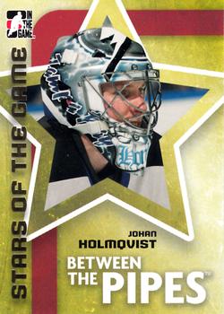 2006-07 In The Game Between The Pipes #66 Johan Holmqvist Front