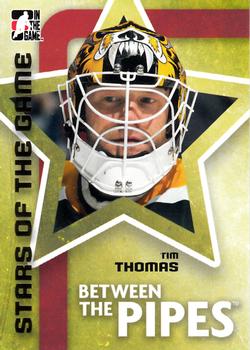 2006-07 In The Game Between The Pipes #77 Tim Thomas Front