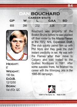2006-07 In The Game Between The Pipes #84 Dan Bouchard Back