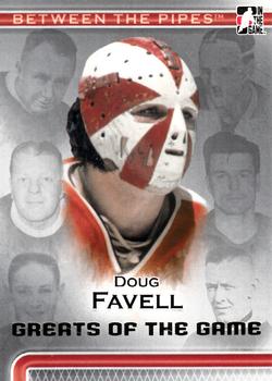 2006-07 In The Game Between The Pipes #85 Doug Favell Front