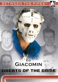 2006-07 In The Game Between The Pipes #86 Ed Giacomin Front