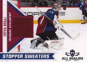 2010-11 Panini All Goalies - Stopper Sweaters #16 Peter Budaj Front