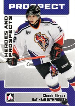 2006-07 In The Game Heroes and Prospects #113 Claude Giroux Front