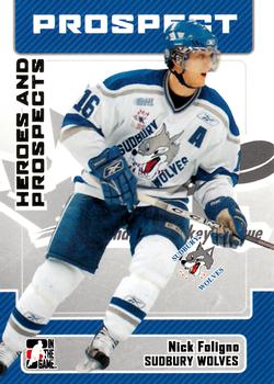 2006-07 In The Game Heroes and Prospects #115 Nick Foligno Front