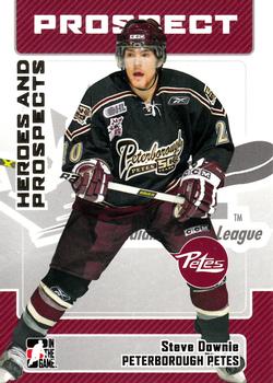 2006-07 In The Game Heroes and Prospects #122 Steve Downie Front