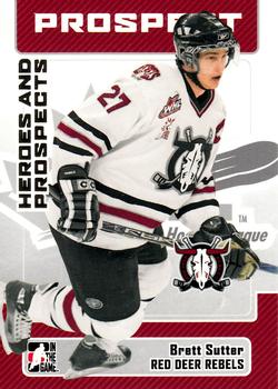 2006-07 In The Game Heroes and Prospects #123 Brett Sutter Front