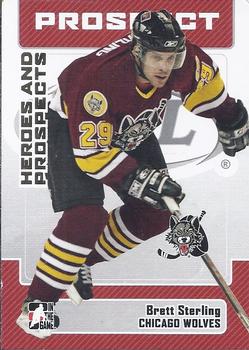 2006-07 In The Game Heroes and Prospects #165 Brett Sterling Front
