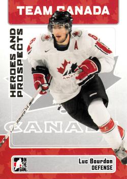 2006-07 In The Game Heroes and Prospects #143 Luc Bourdon Front