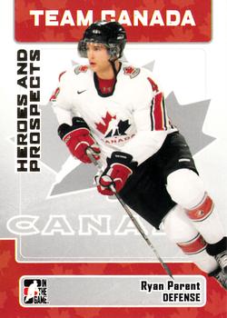 2006-07 In The Game Heroes and Prospects #146 Ryan Parent Front