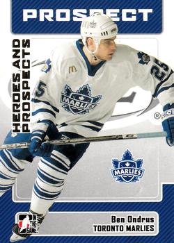 2006-07 In The Game Heroes and Prospects #39 Ben Ondrus Front