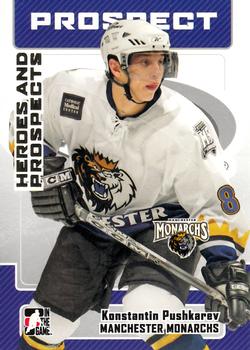 2006-07 In The Game Heroes and Prospects #42 Konstantin Pushkarev Front