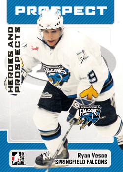2006-07 In The Game Heroes and Prospects #58 Ryan Vesce Front