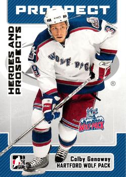 2006-07 In The Game Heroes and Prospects #59 Colby Genoway Front