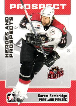 2006-07 In The Game Heroes and Prospects #64 Garett Bembridge Front