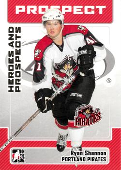 2006-07 In The Game Heroes and Prospects #79 Ryan Shannon Front