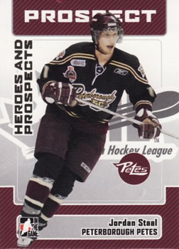 2006-07 In The Game Heroes and Prospects #83 Jordan Staal Front