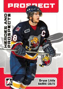 2006-07 In The Game Heroes and Prospects #86 Bryan Little Front