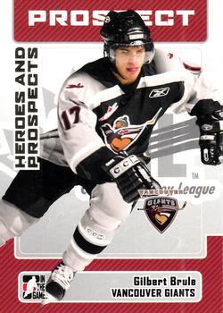 2006-07 In The Game Heroes and Prospects #99 Gilbert Brule Front