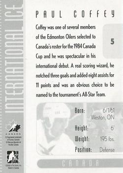 2006-07 In The Game Used International Ice #5 Paul Coffey Back