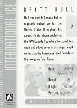 2006-07 In The Game Used International Ice #7 Brett Hull Back
