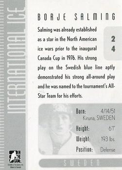 2006-07 In The Game Used International Ice #24 Borje Salming Back