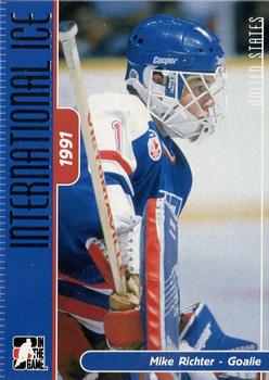 2006-07 In The Game Used International Ice #35 Mike Richter Front