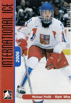 2006-07 In The Game Used International Ice #37 Michael Frolik Front